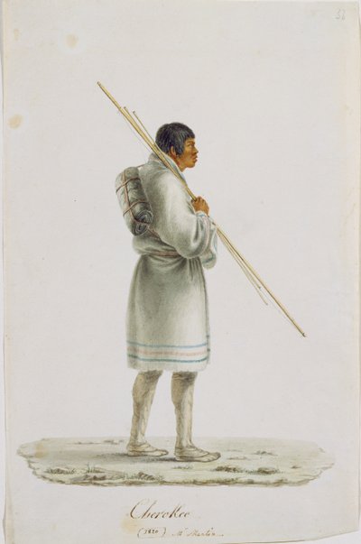 Cherokee, 1820 autorstwa Anne Marguerite Hyde de Neuville