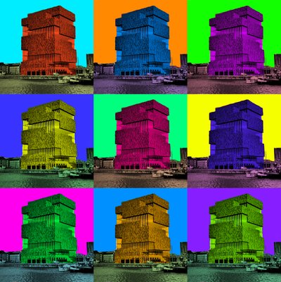 Pop Antwerpia, 2018, Sitodruk autorstwa Anne Storno