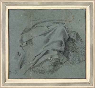 Carracci - Studium draperii na nogach Dziewicy do ołtarza Wniebowzięcia, S.Maria del Popolo, RCIN 902108 autorstwa Annibale Carracci