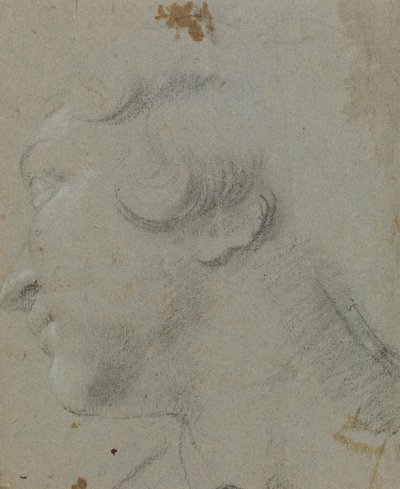 Carracci - r Głowa Świętej Katarzyny, RCIN 902115 autorstwa Annibale Carracci