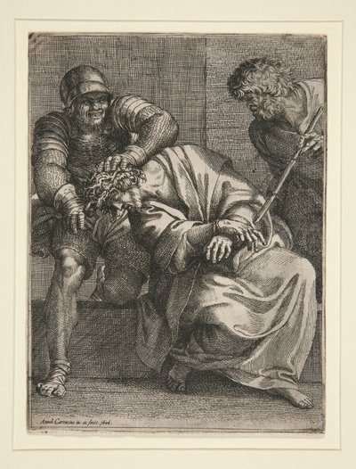 Chrystus ukoronowany cierniem autorstwa Annibale Carracci
