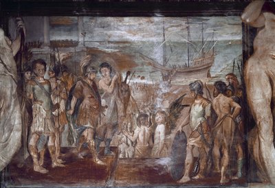 Epizody z życia Jasona: wejście na pokład Argonautów (Fresco autorstwa Annibale Carracci