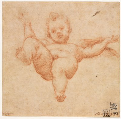 Latający Kupidyn, ok. 1602. autorstwa Annibale Carracci