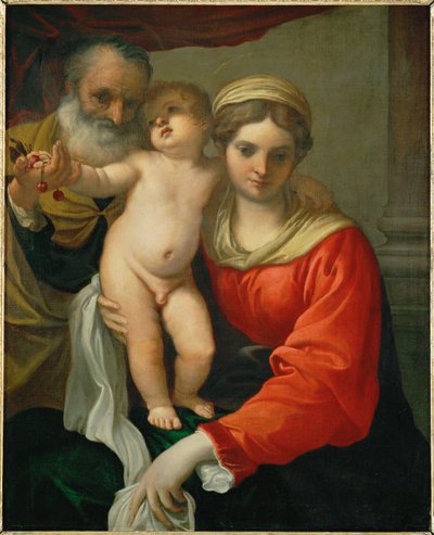 Madonna z wiśniami ... autorstwa Annibale Carracci