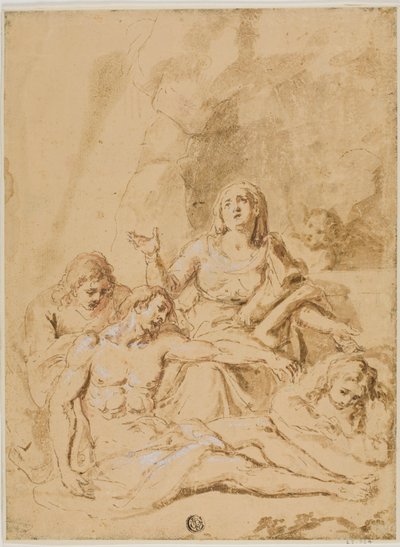 Pieta autorstwa Annibale Carracci