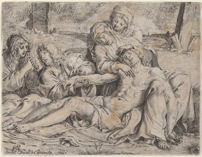 Pieta ("Chrystus z Capraroli") autorstwa Annibale Carracci