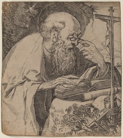 Święty Hieronim autorstwa Annibale Carracci
