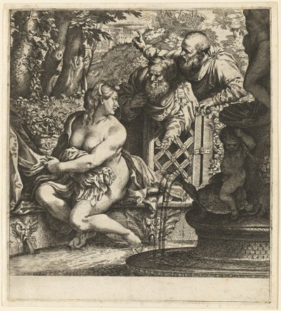 Zuzanna i Starsi autorstwa Annibale Carracci