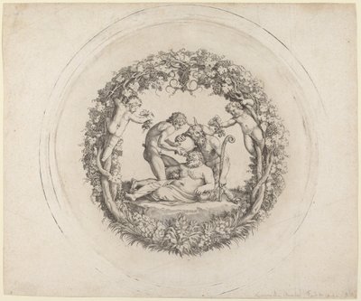 Pijany Silenus ( „Tazza Farnese”) autorstwa Annibale Carracci