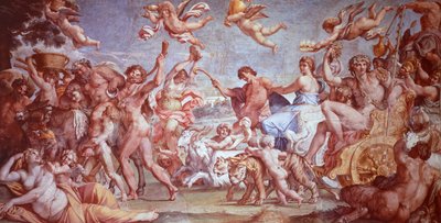 Triumf Bachusa i Ariadny autorstwa Annibale Carracci