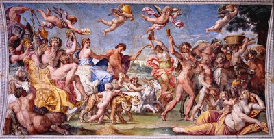 Triumf Bachusa i Ariadny autorstwa Annibale Carracci