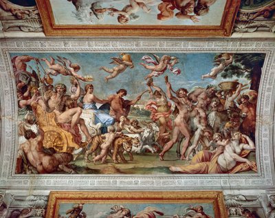 Triumf Bachusa i Ariadny ... autorstwa Annibale Carracci