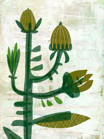 Nowoczesna, zielona stylistyka botaniczna autorstwa Annick