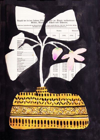 Wazon w wzory „Bloom” autorstwa Annick