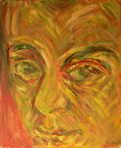 Mozart (olej na płótnie) autorstwa Annick Gaillard