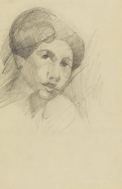 portret damy autorstwa Anny Dollschein