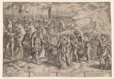 Abigail prosi Dawida o przebaczenie autorstwa Anonymous