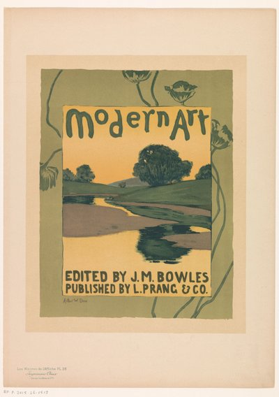 Reklama magazynu Modern Art tijdschrift Les Maîtres de l