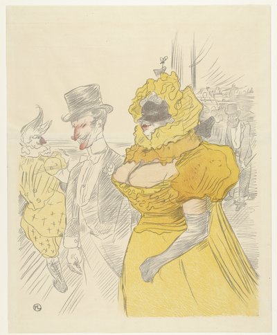 Plakat z balem studenckim autorstwa Anonymous
