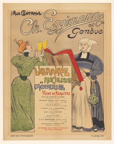 Plakat wydawcy Ch. Eggimann et Cie w Genewie autorstwa Anonymous