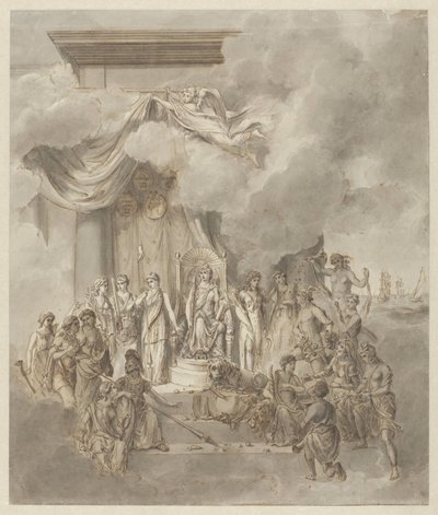 Alegoria panowania króla Wilhelma I, 1838 autorstwa Anonymous
