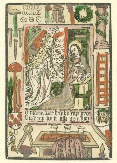 zwiastowanie Życie Maryi (tytuł serii) autorstwa Anonymous