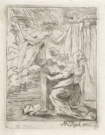 zwiastowanie autorstwa Anonymous