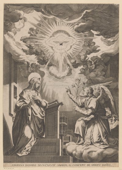 zwiastowanie autorstwa Anonymous