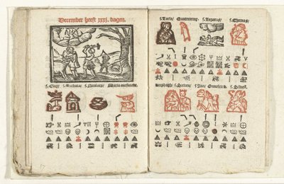 Strony prognoz na grudzień 1712 r. autorstwa Anonymous