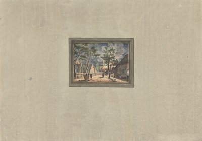 Pożar w Muiderbergu, 1746 autorstwa Anonymous