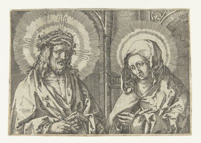 Chrystus i Maryja autorstwa Anonymous