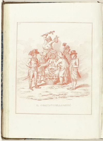 Comité van Gezondheid, 1795 Komisja Zdrowia (tytuł w przedmiocie) Hollandia Regenerata (włoska kopie) (tytuł serii) Odrodzenie Holandii: spechio do wszystkich odrodzonych ludów (tytuł serii na obiekcie) autorstwa Anonymous