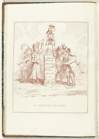 Comité van Militaire Zaken, 1795 Komitet Wojskowy (tytuł na obiekcie) Hollandia Regenerata (włoska kopie) (tytuł serii) Odrodzenie Holandii: spechio do wszystkich odrodzonych ludów (tytuł serii na obiekcie) autorstwa Anonymous