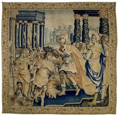 Coriolanus otrzymuje wieniec laurowy Historia Coriolanusa (tytuł serii) autorstwa Anonymous
