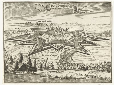 Szturm na Coevorden, 1672 autorstwa Anonymous
