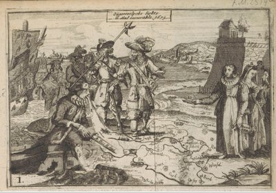 Choroba nieuleczalna, 1673 Choroba nieuleczalna / le Mal nieuleczalna. 1673 (tytuł na obiekcie) autorstwa Anonymous