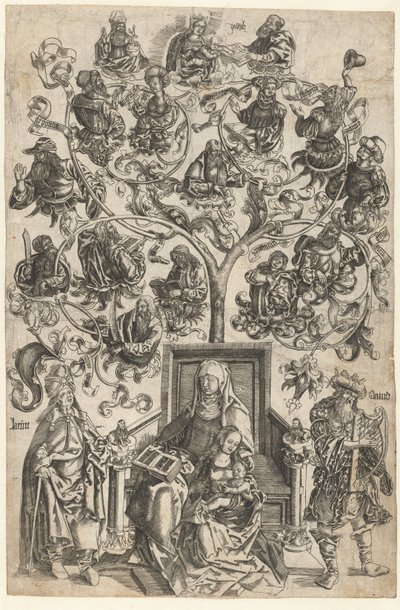 Drzewo genealogiczne Marii autorstwa Anonymous