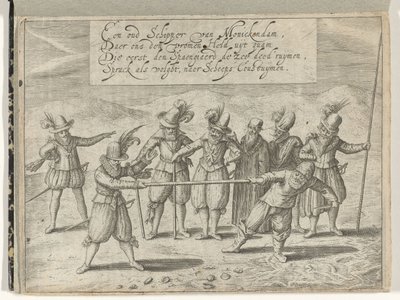 Bitwa o Złotą Laską, 1608 autorstwa Anonymous