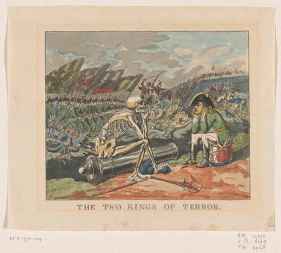 Dwaj królowie terroru, 1813 Dwaj królowie terroru (tytuł na obiekcie) autorstwa Anonymous