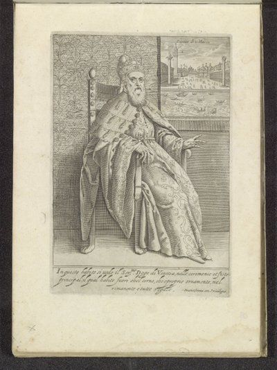 Doge van Venetië Scenes uit het Venetiaanse leven (tytuł serii) Habiti d