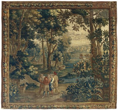 Łowcy kaczek łapią i urzekają kłusownika Życie ludowe do Teniers (tytuł serii) autorstwa Anonymous