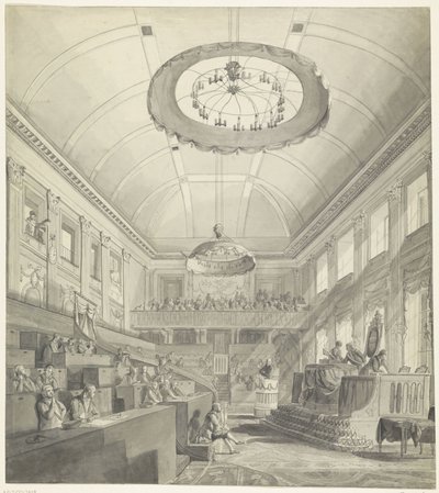 Pierwsze Zgromadzenie Narodowe w Hadze, 1796 autorstwa Anonymous