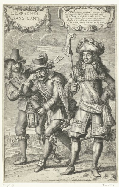 Francuski rysunek o utracie Gandawy, 1678 L