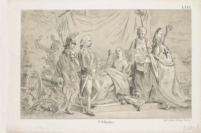 Narodziny księcia Willema Fryderyka Jerzego, później króla Wilhelma II, 1792 autorstwa Anonymous