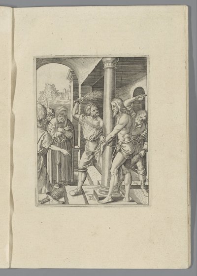 Plaga Chrystusa Mała Pasja (tytuł serii) Passio Christi Ab Alberto Durer Nurenburgensi Effigiata (tytuł serii) autorstwa Anonymous