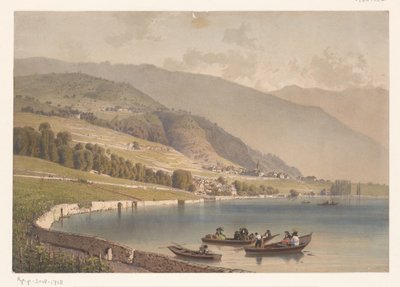 Widok na Montreux autorstwa Anonymous