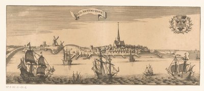 Widok na Stare-Arnemuiden Old Arnemuyden (tytuł na obiekcie) autorstwa Anonymous