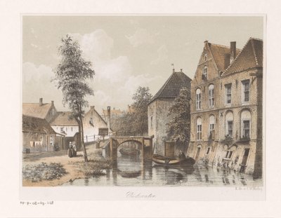 Widok na Oudewater autorstwa Anonymous