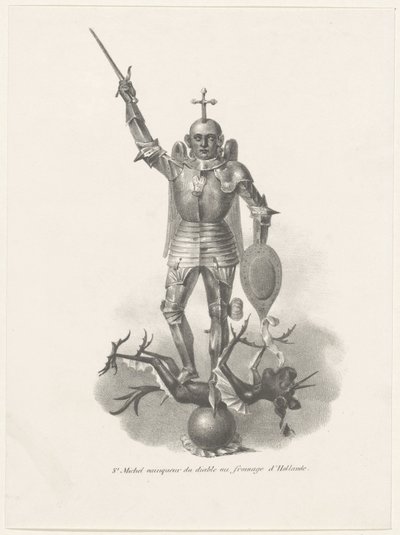 Święty Michał podbijający Diabła Serem Holenderskim, 1830 St. Michel vainqueur du diable au fromage d