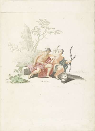 Herkules w Omphale autorstwa Anonymous